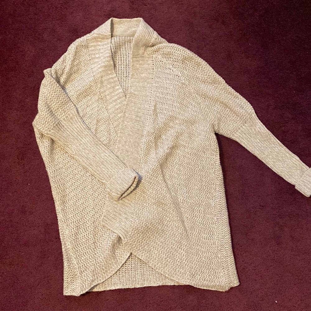 Tan cardigans